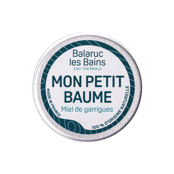 Mon Petit Baume multi-usages hydratant et apaisant en petit pot métallique vintage fermé