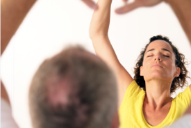 Séance de yoga adapté aux Thermes de Balaruc