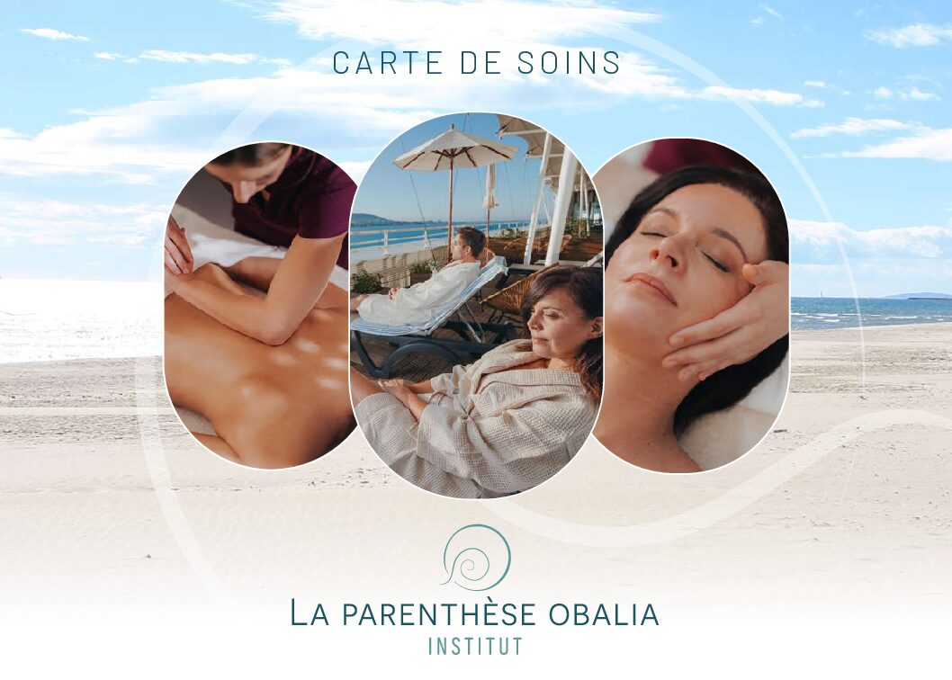 carte de soins de l'institut la Parenthèse Obalia