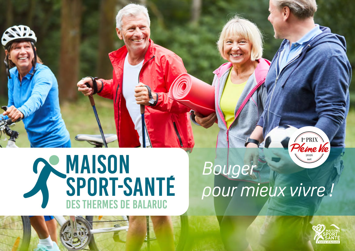 Dépliant maisons sport santé de Balaruc les Bains 2025
