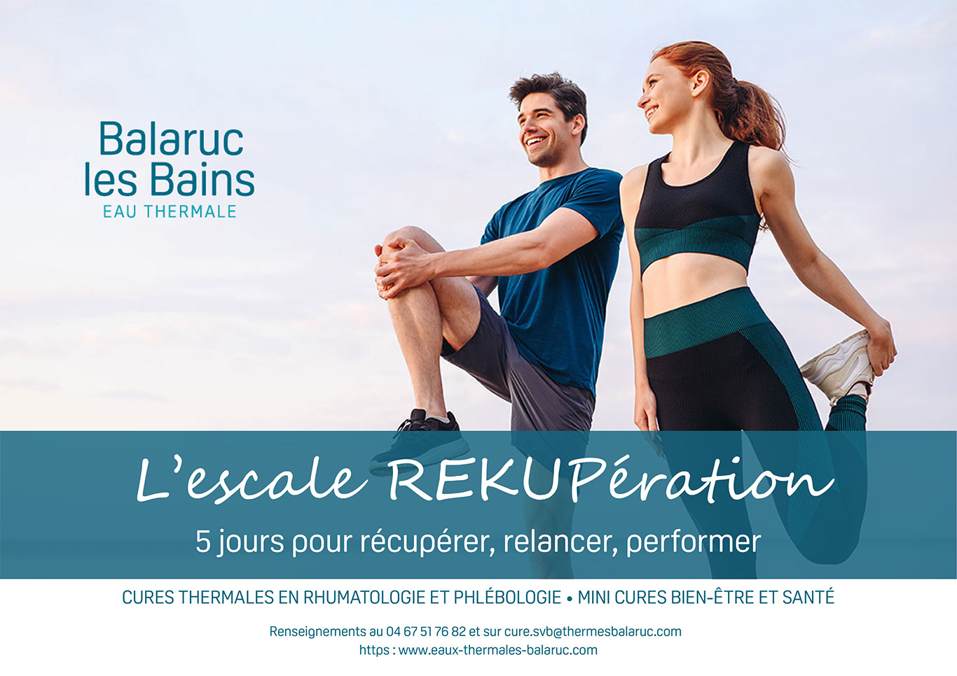 Couverture Présentation de la nouvelle escale thermale REKUPération