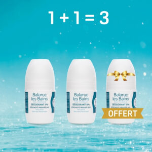 1+1=3 - DÉODORANT 0% - Efficacité 24h