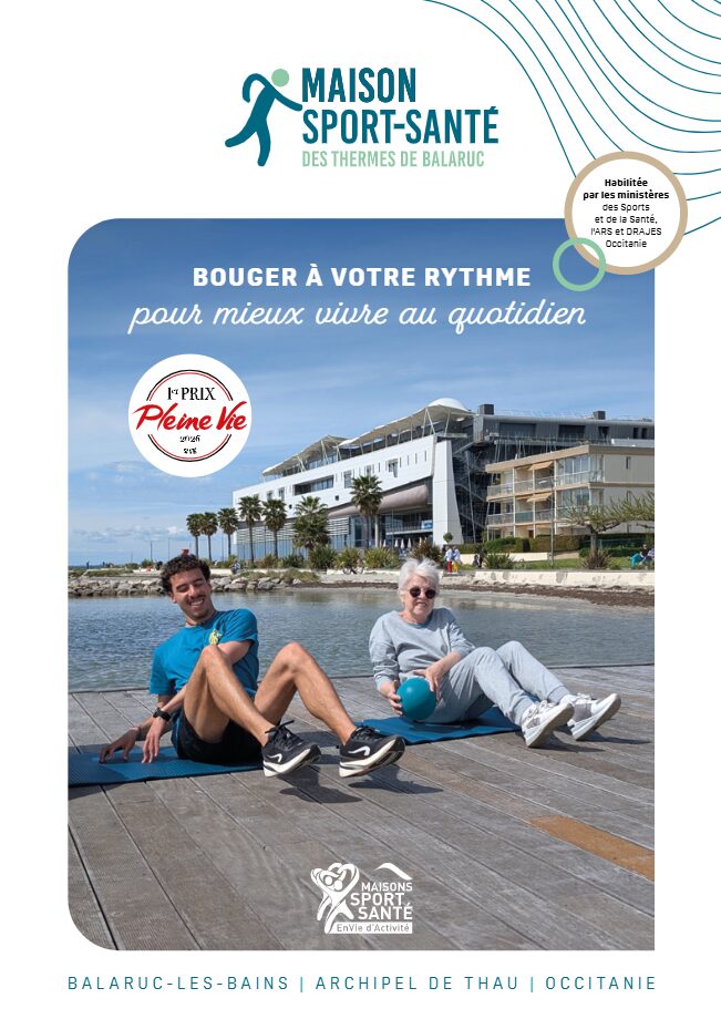 Dépliant maisons sport santé de Balaruc les Bains 2025