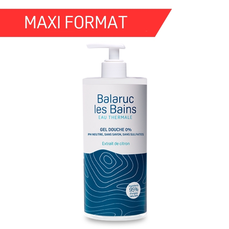 Gel douche 0% maxi format