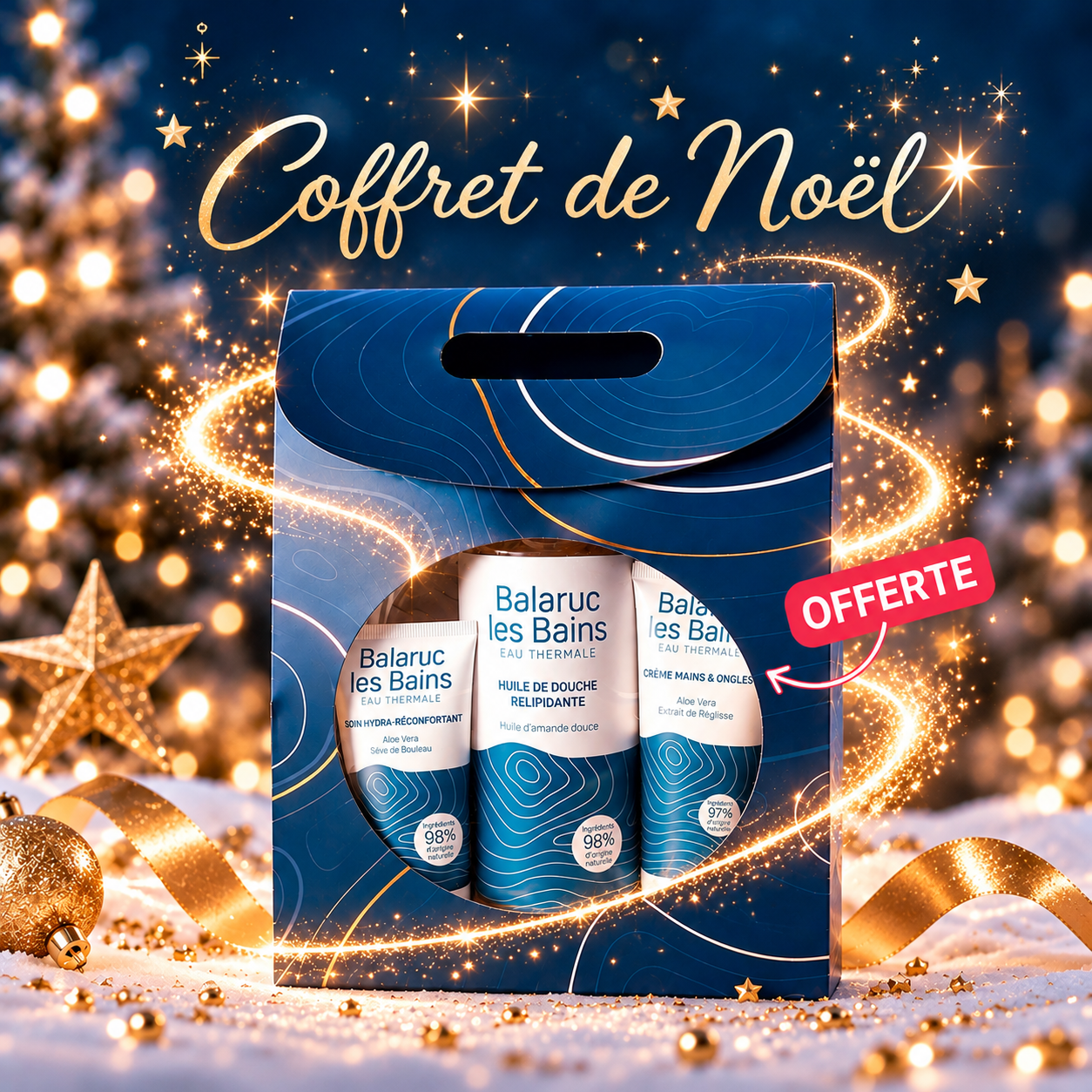 Coffret de Noël Balaruc-les-Bains Eau thermale
